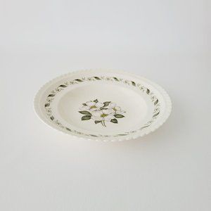 Steubenville Monticello Soup Bowl Cornelia Dogwood Floral 1940s USA Made